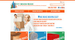 Desktop Screenshot of citymovingboxes.com